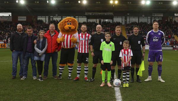 Ruddlesden geotechnical were matchball sponsors at Exeter City!