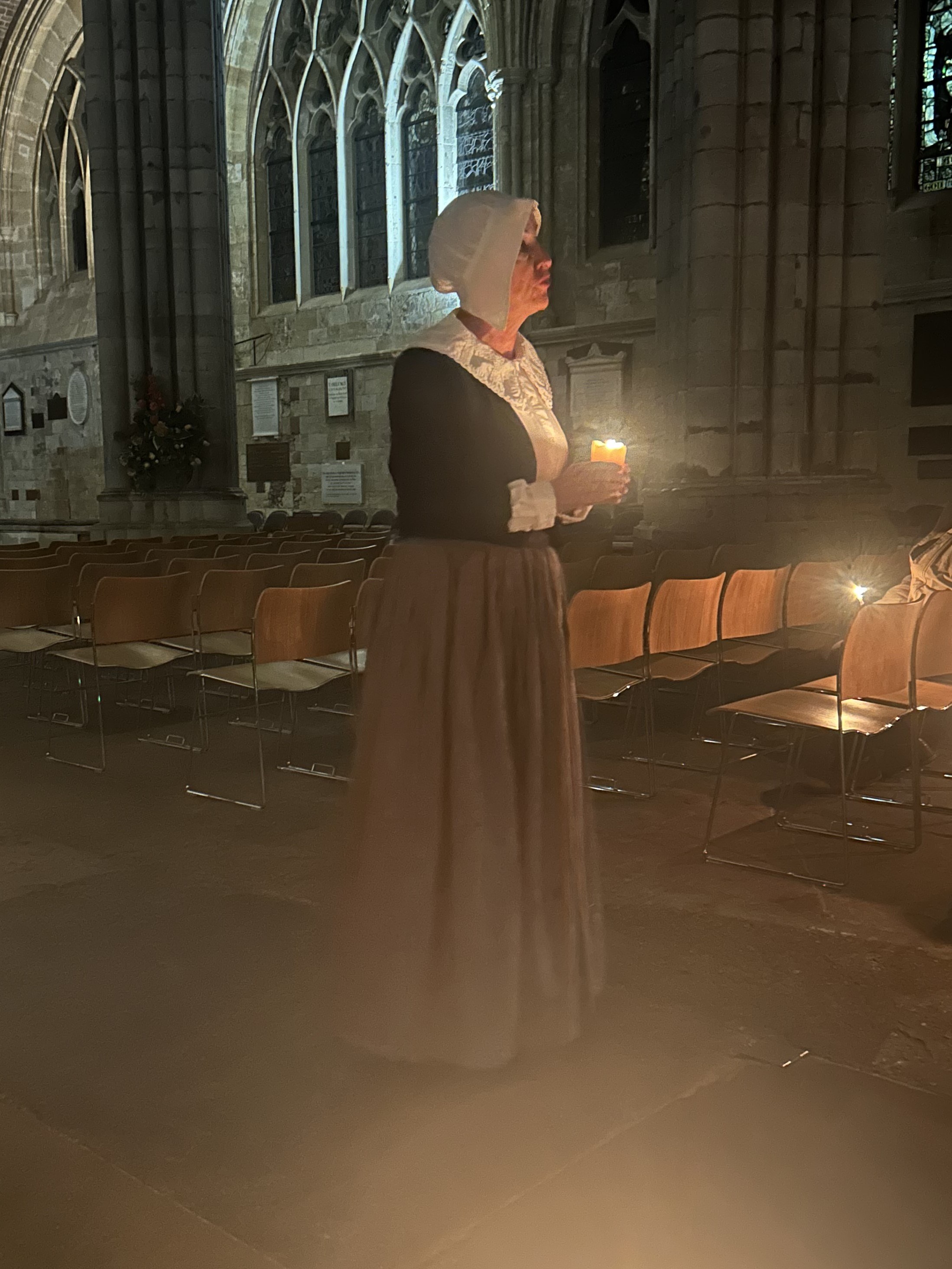 Exeter Cathedral by candlelight