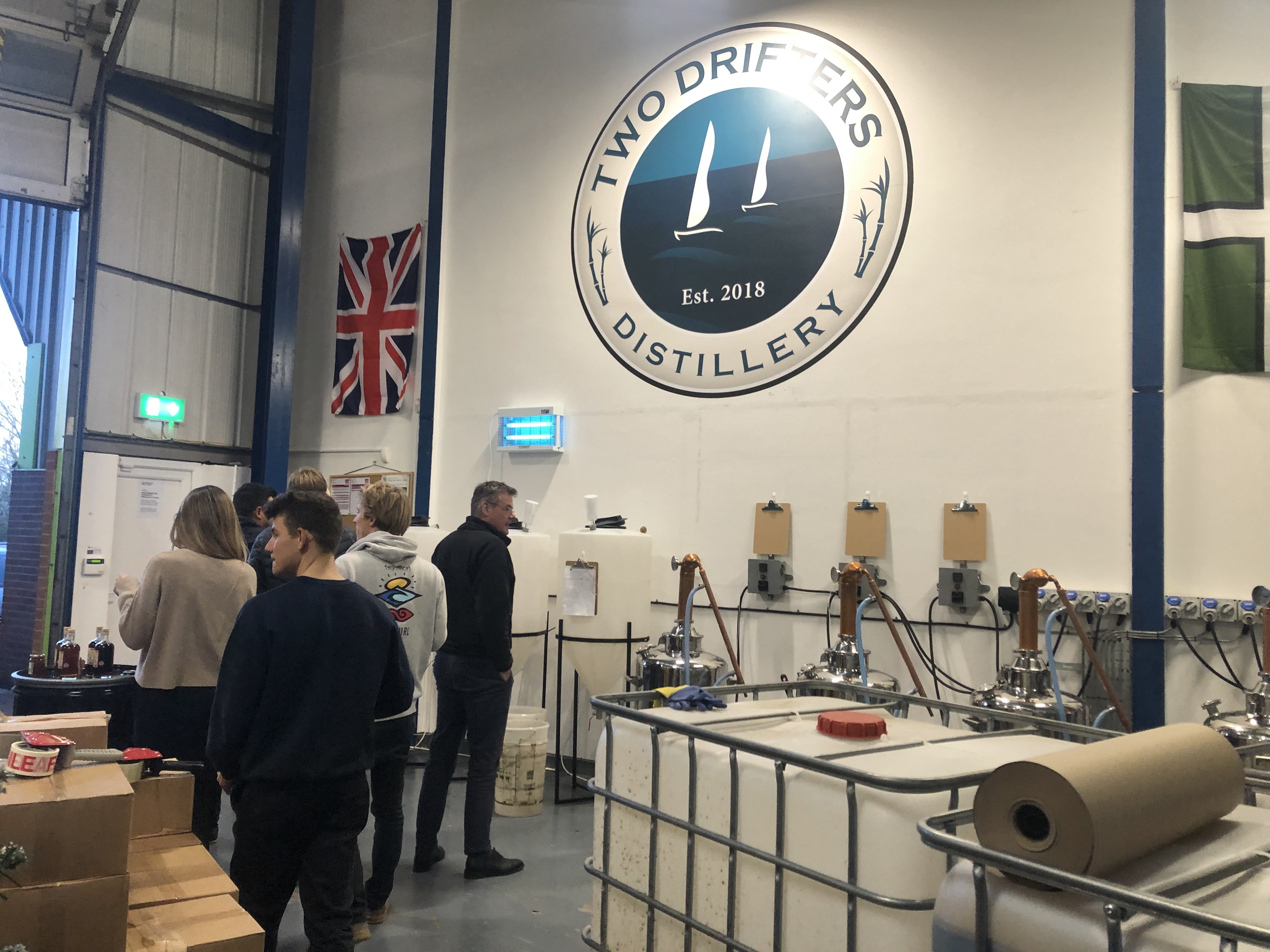 Christmas warm-up at Two Drifters Rum Distillery