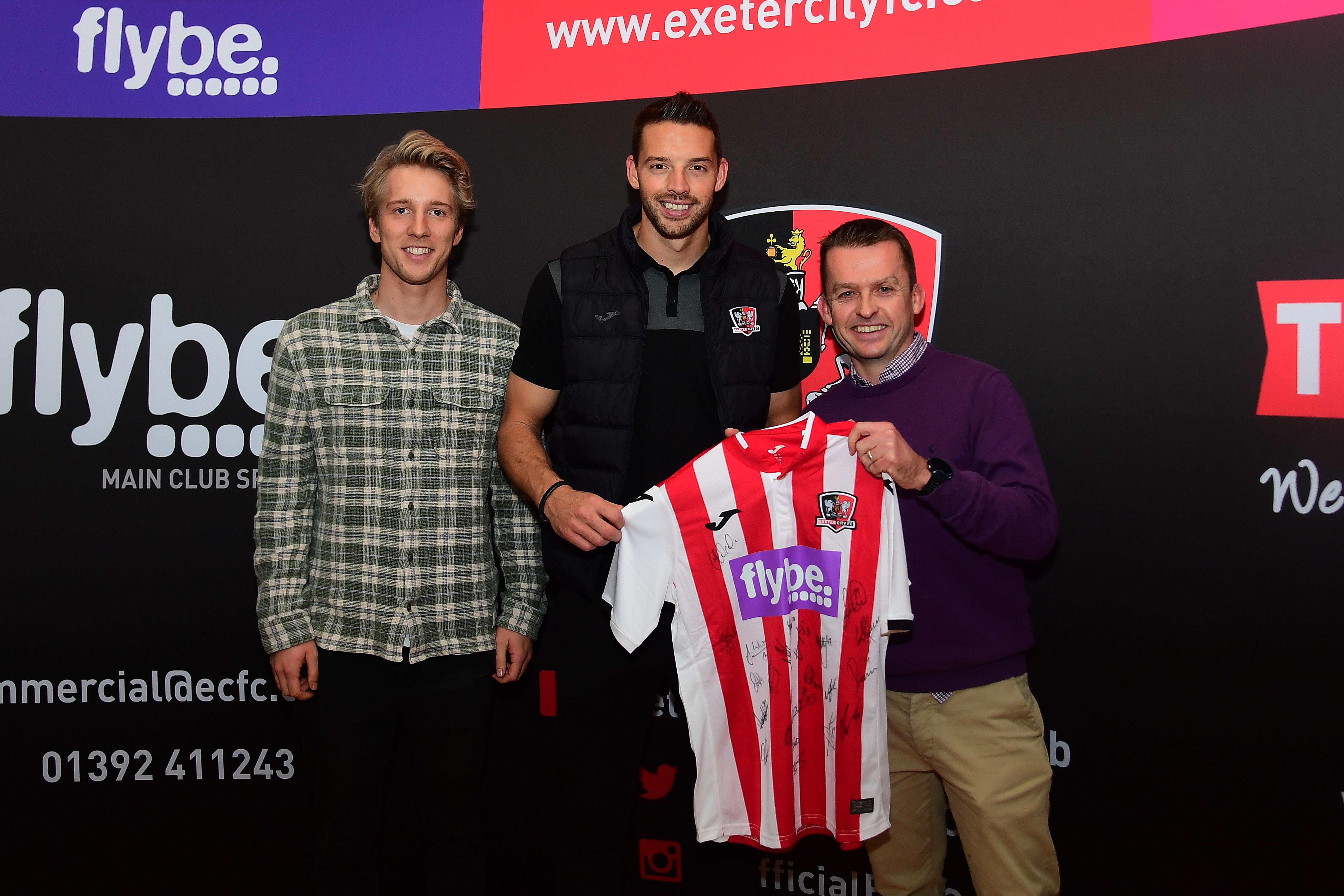 Ruddlesden geotechnical sponsors Exeter City FC!