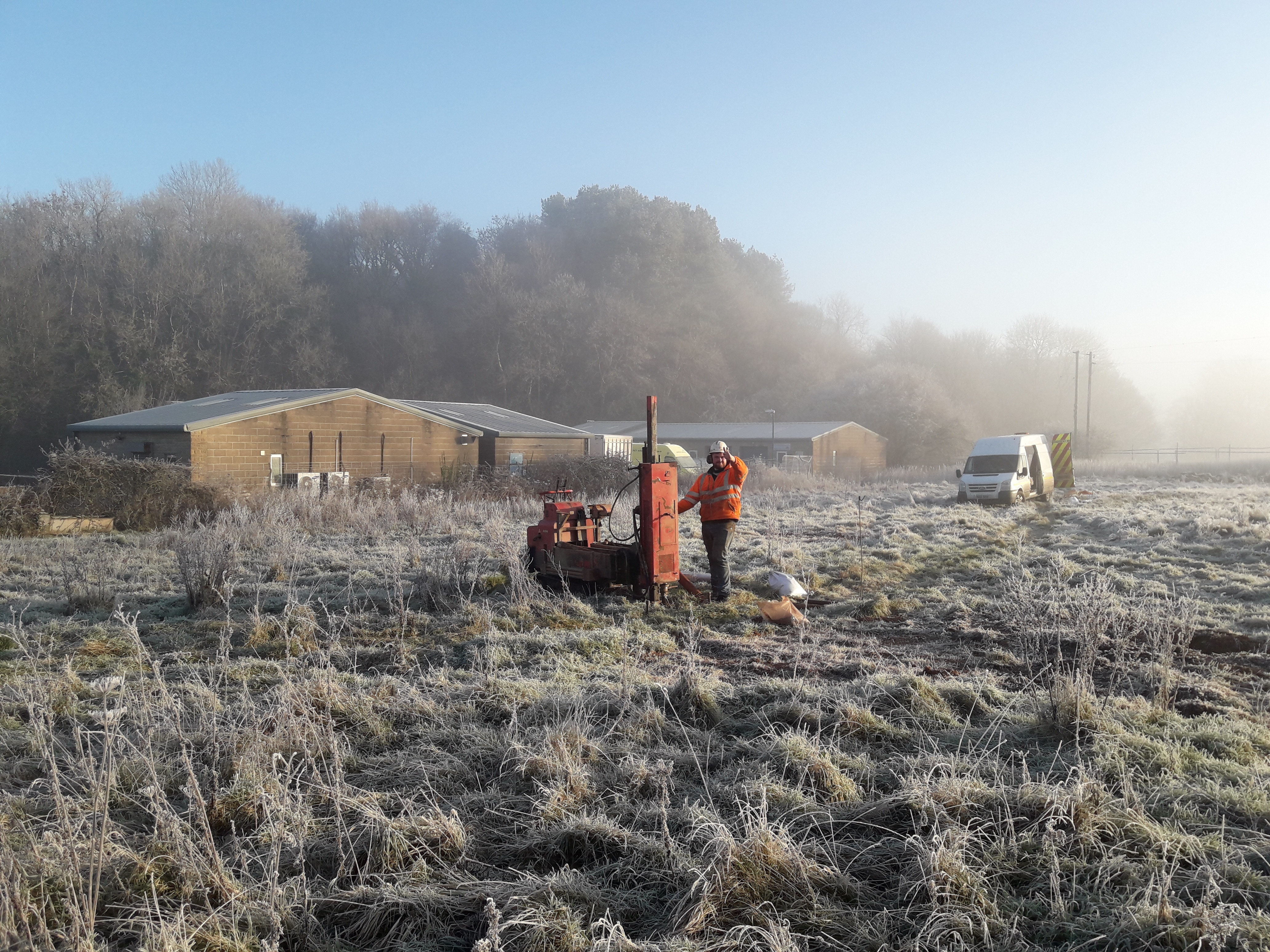 Andrew Battagel finds a geode