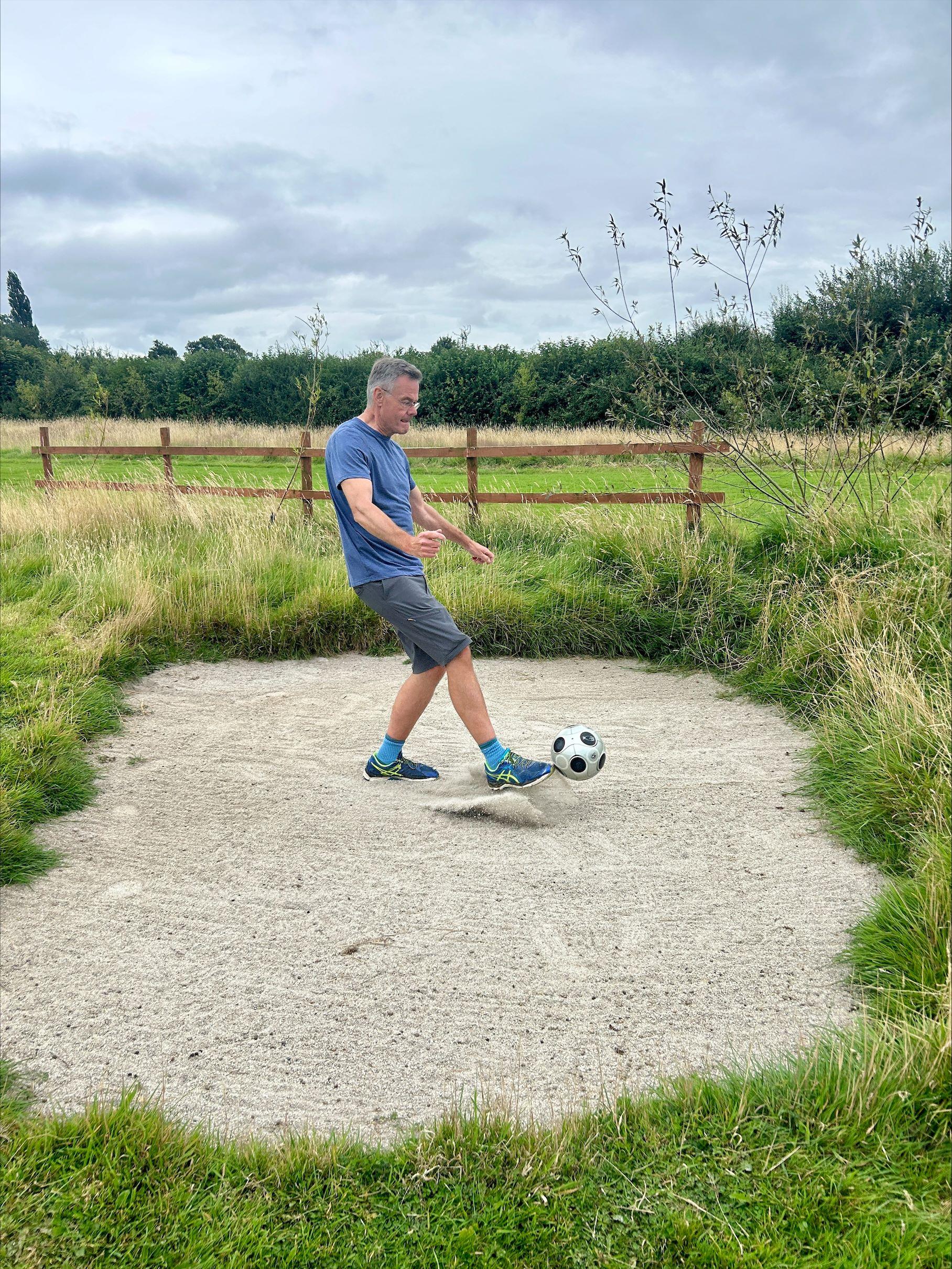 The 2024 Ruddlesden geotechnical annual golf day saw the return of footgolf.
